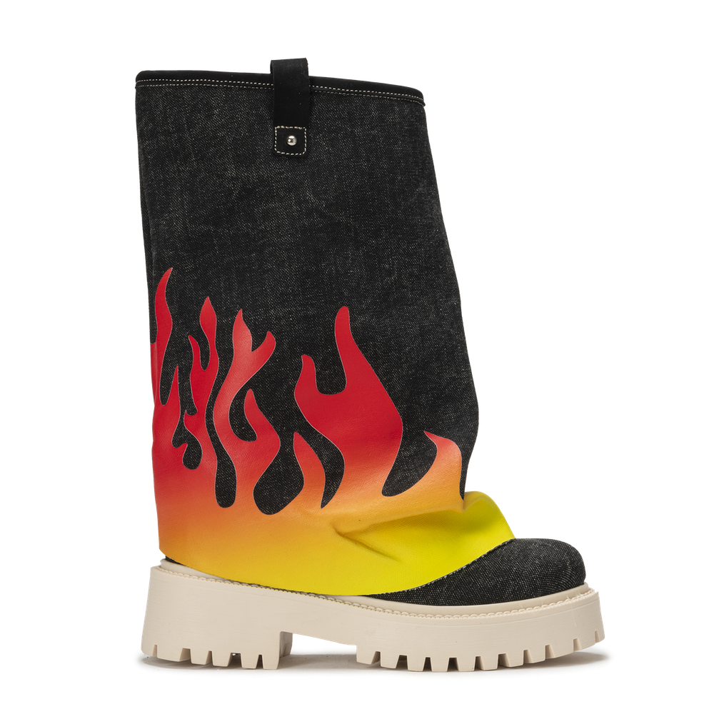 CHUNKY FLAME – Denim Black
