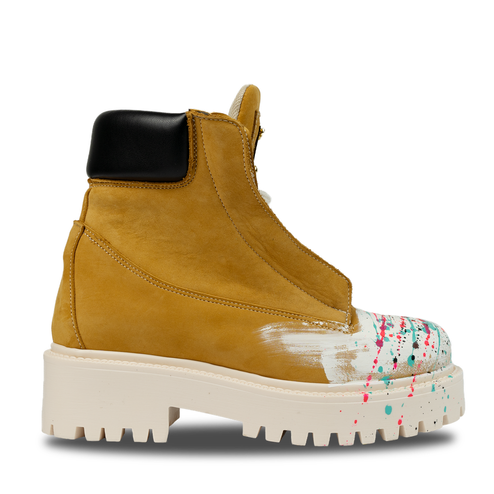 STARBOOT – Beige Handmade Nabuk