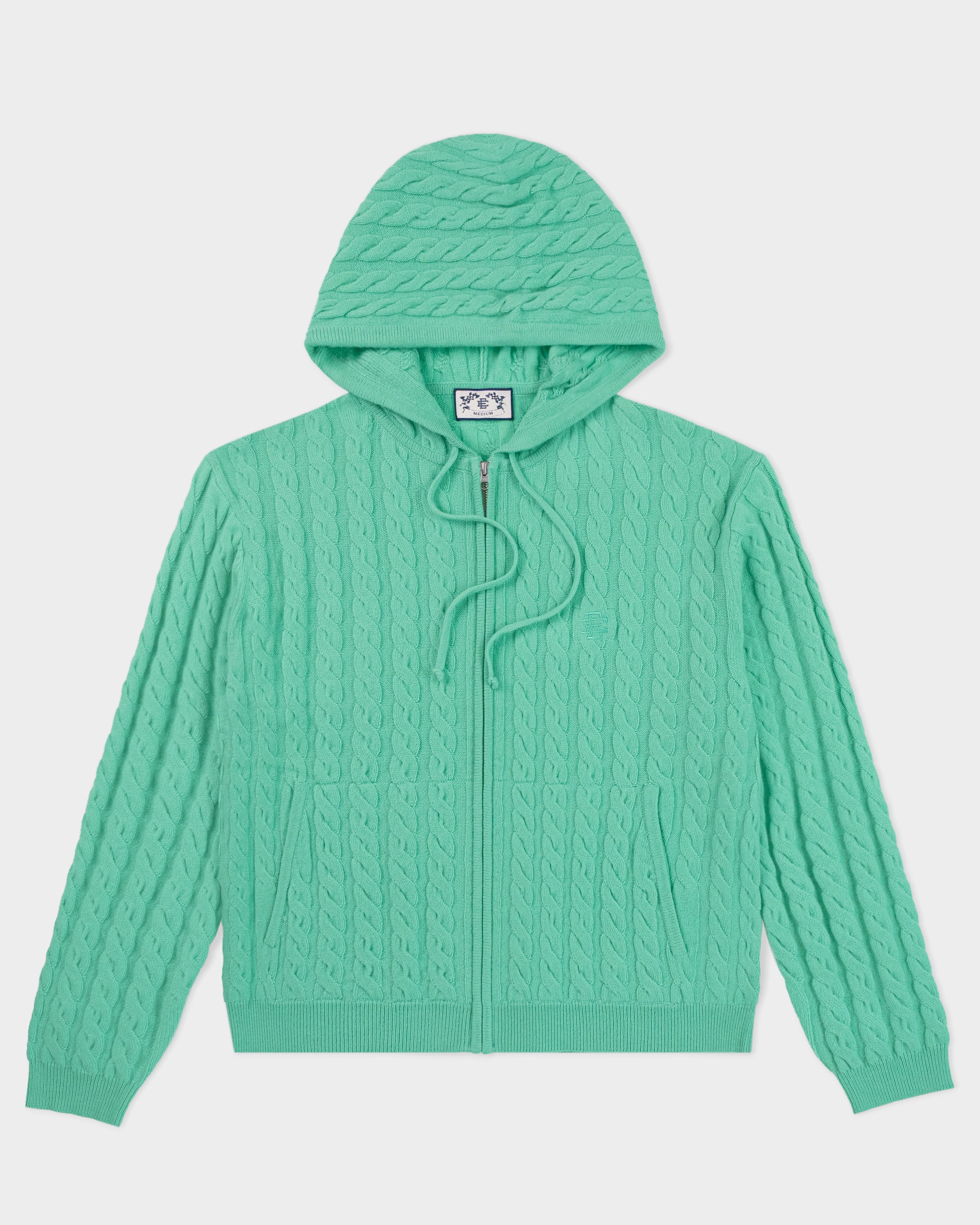 EE® Cable Knit Zip-Up
