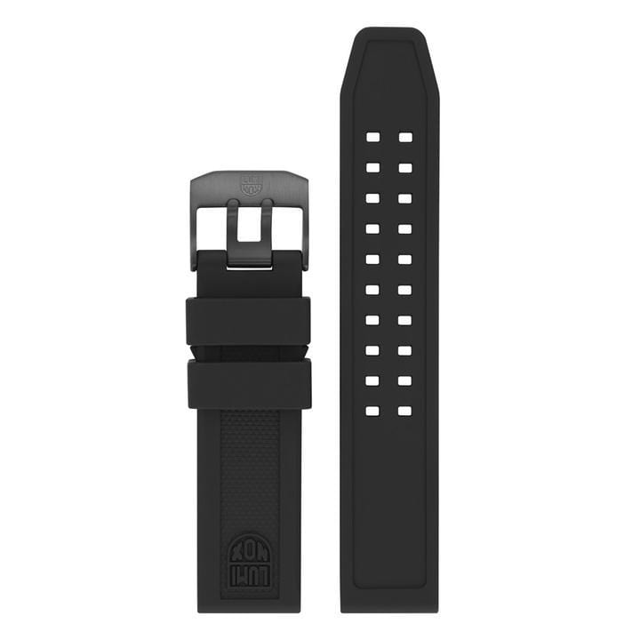 Black Rubber Strap - 23mm
