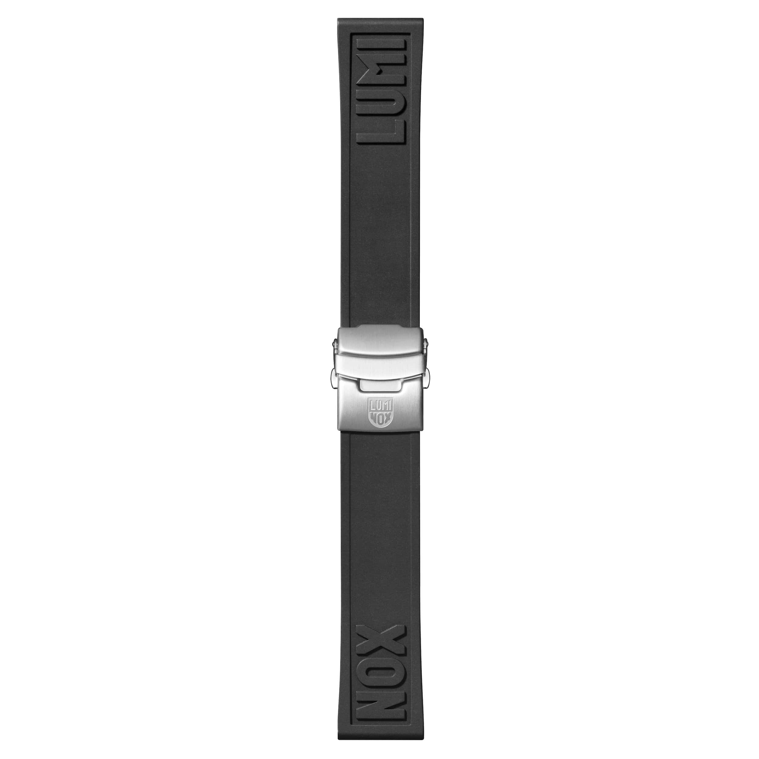 Cut-to-Fit Rubber Strap, 24 mm, Black
