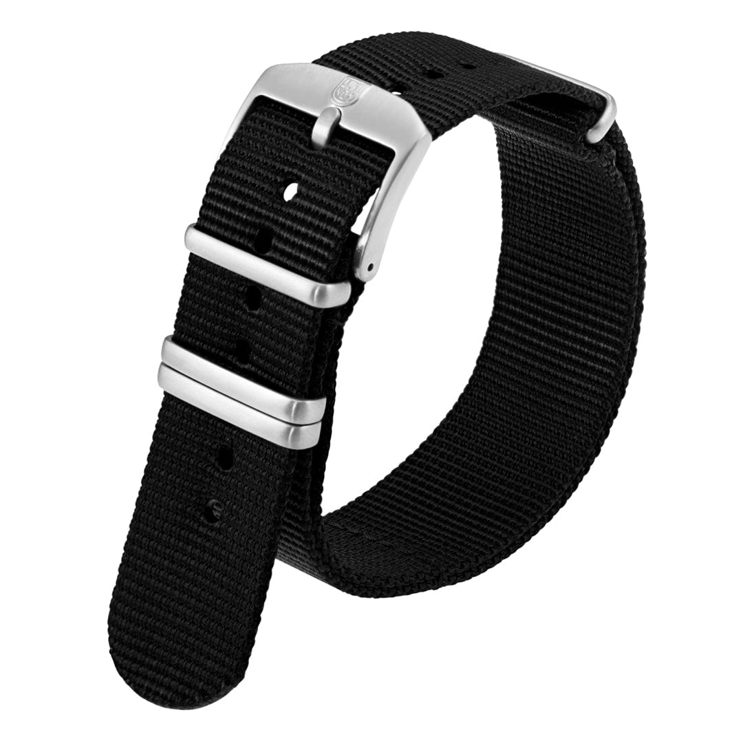 Black Webbing Strap - 22mm