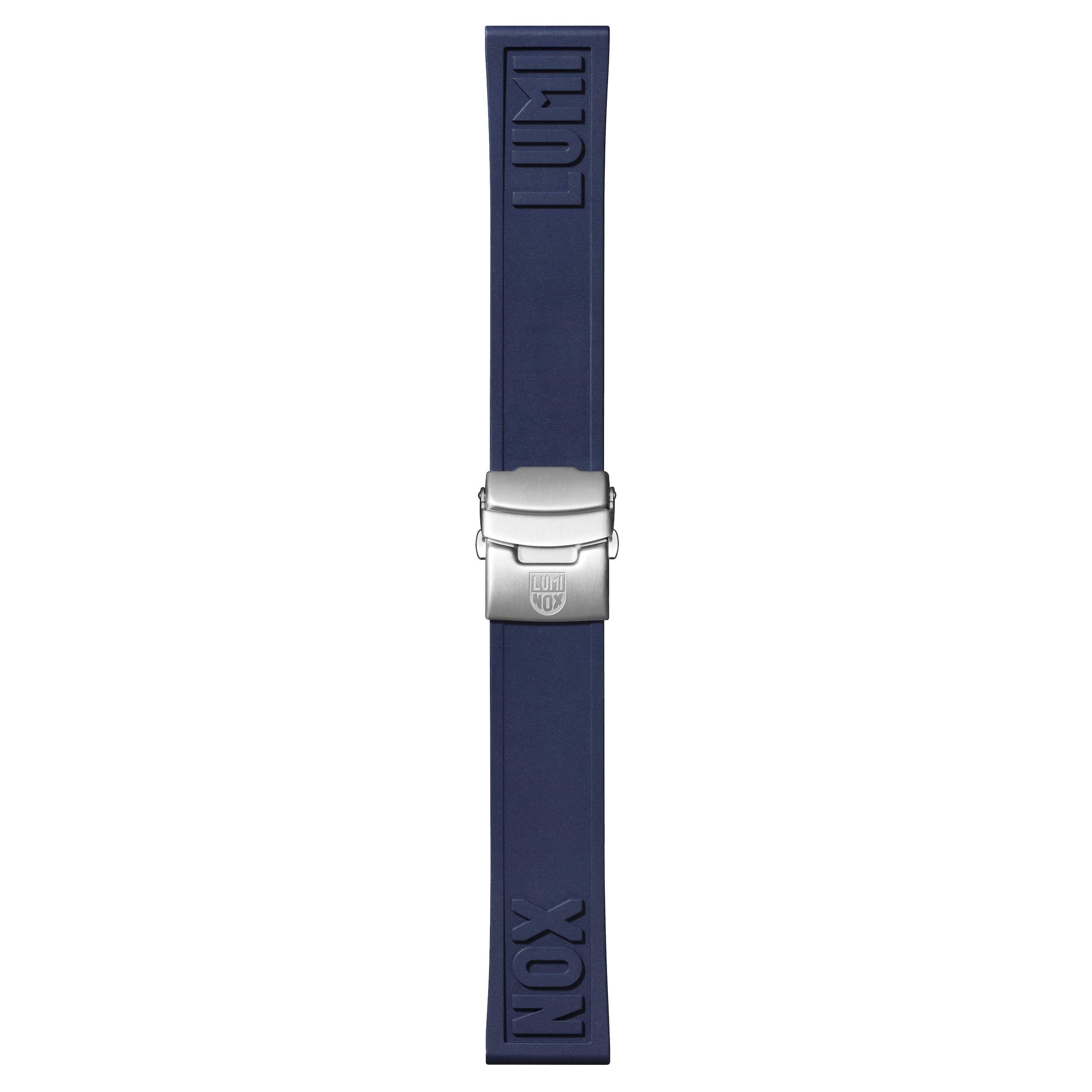 Cut-to-Fit Rubber Strap, 24 mm, Navy