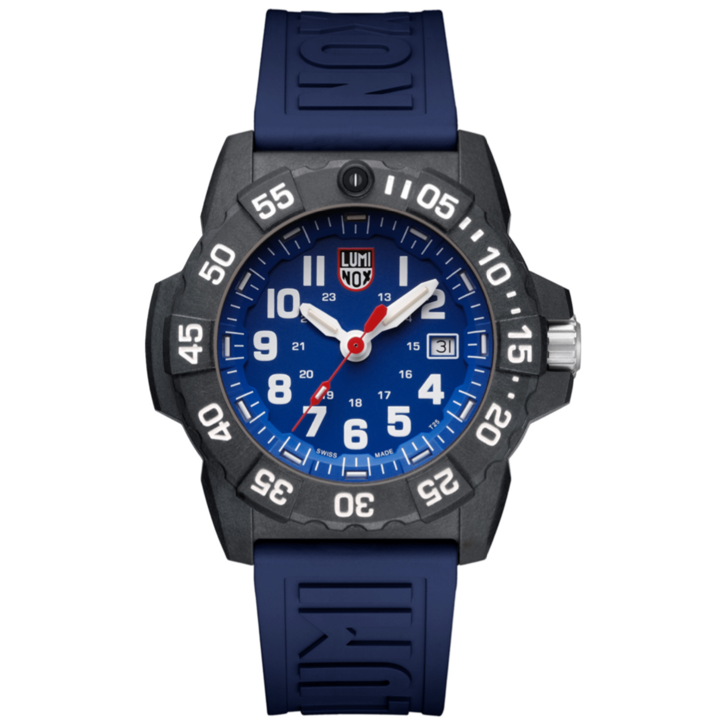 Cut-to-Fit Rubber Strap, 24 mm, Navy 4 Cut-to-Fit Rubber Strap, 24 mm, Navy