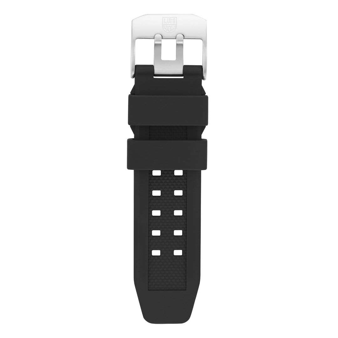 Black Rubber Strap Extender To Lengthen Strap - 23mm