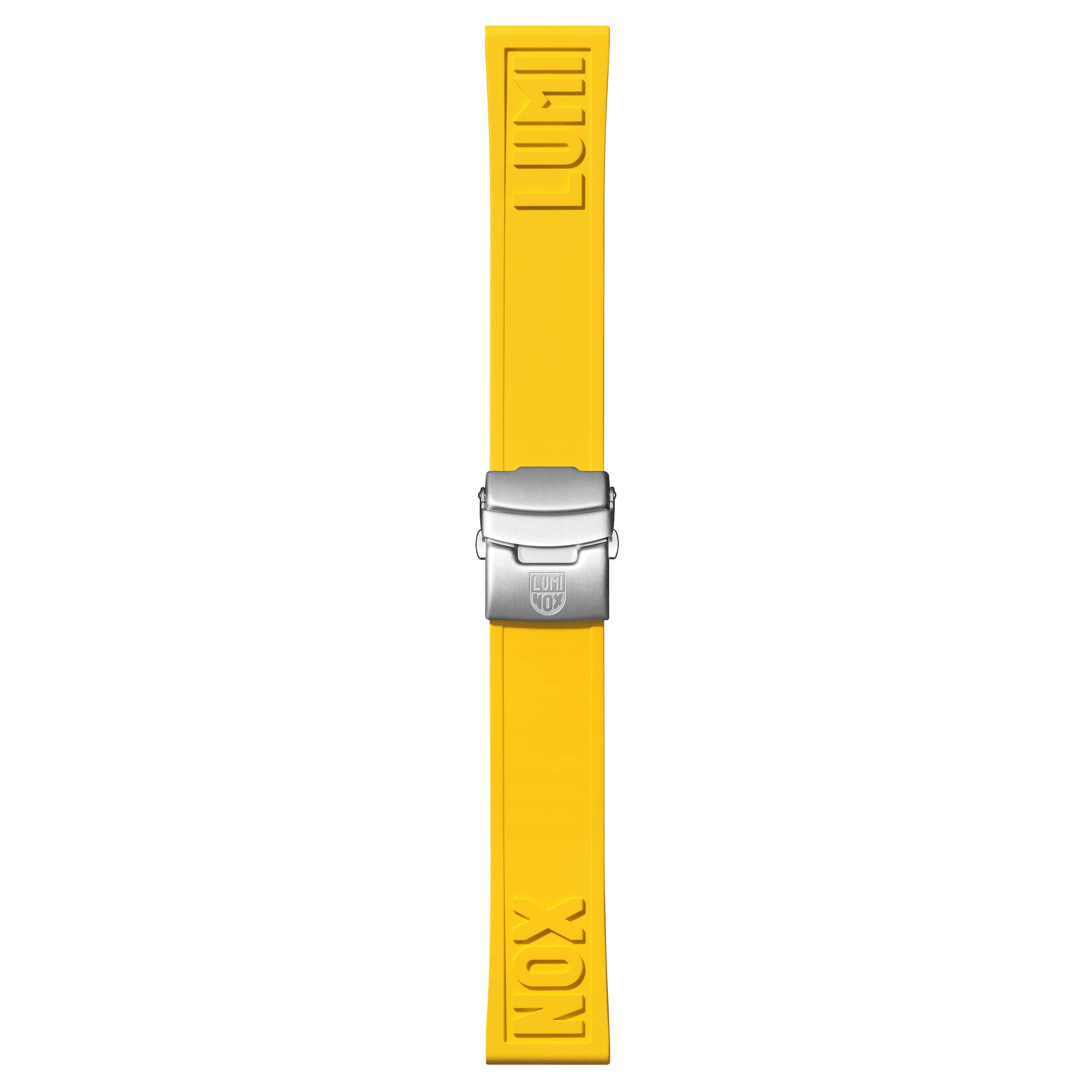 Cut-to-Fit Rubber Strap, 24 mm, Yellow