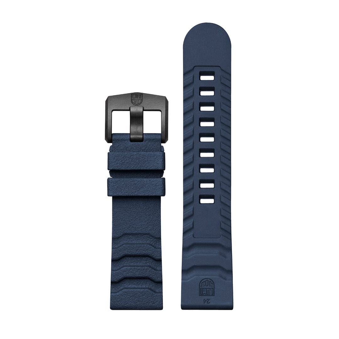 Blue EPDM Rubber Strap - 24mm, FPX.3800.40B.K