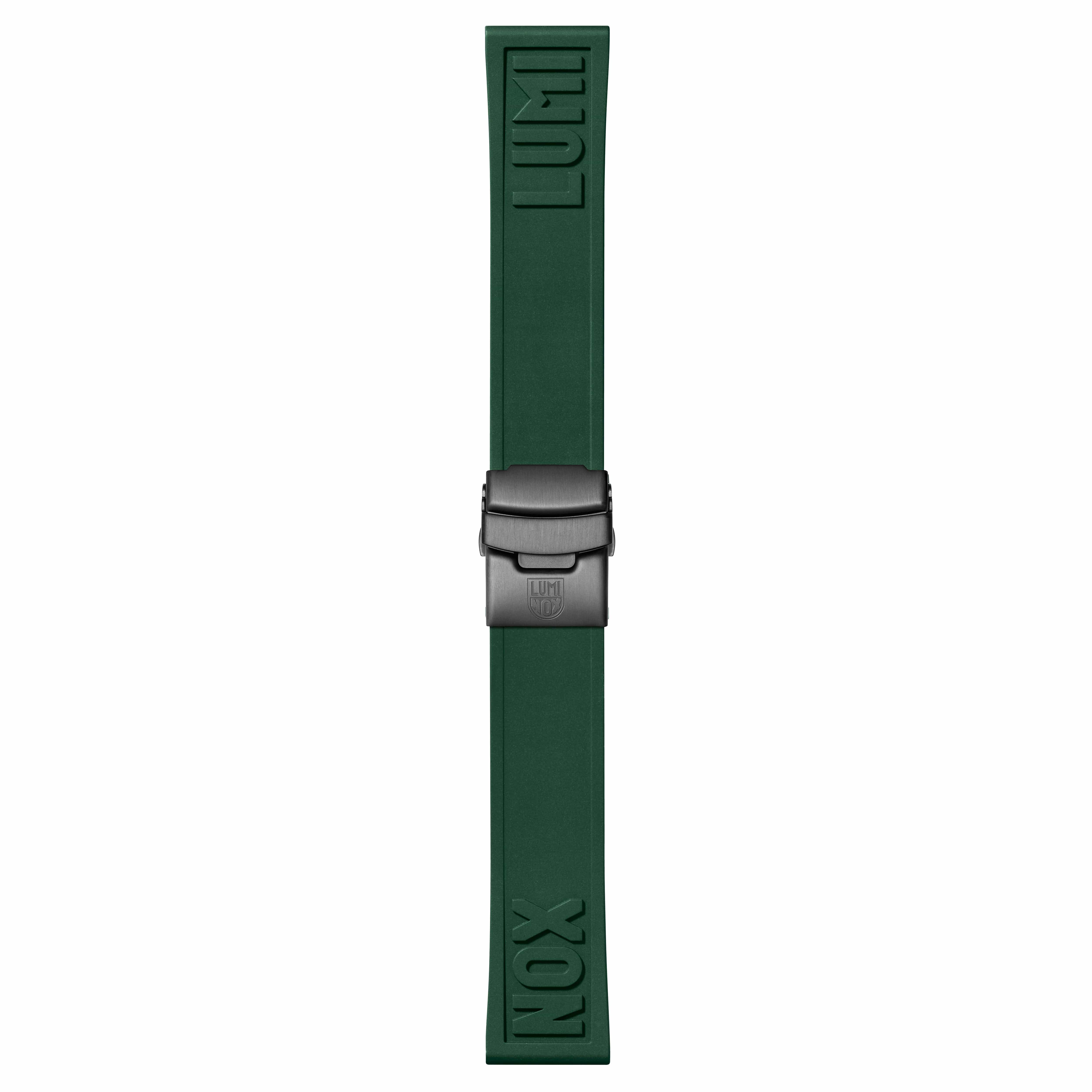 Cut-to-Fit Rubber Strap, 24 mm, Dark Green