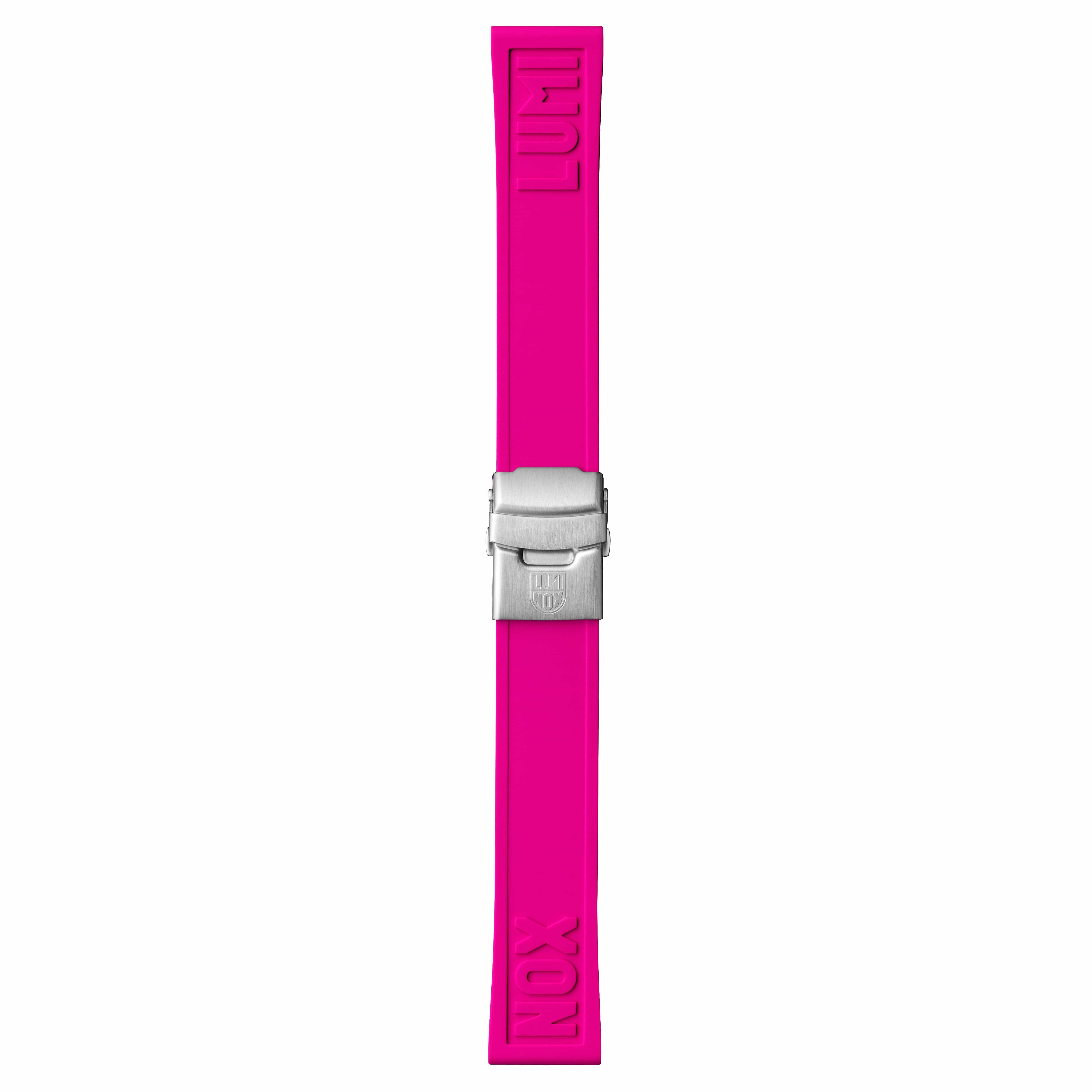 Cut-to-Fit Rubber Strap, 22 mm, Fuchsia