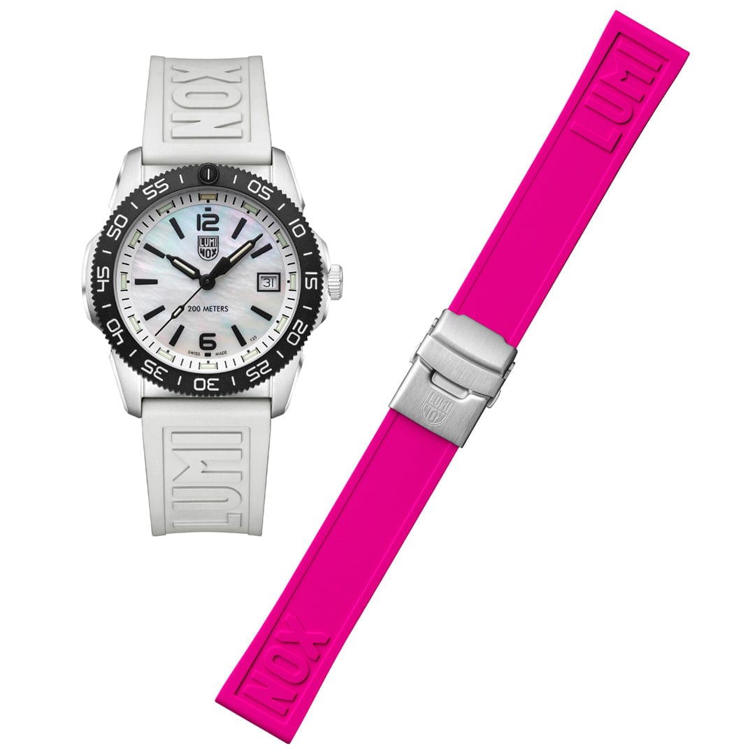 Pacific Diver Ripple, Mother of Pearl, 39 mm, Dive Watch Set 7 Pacific Diver Ripple, Mother of Pearl, 39 mm, Dive Watch Set