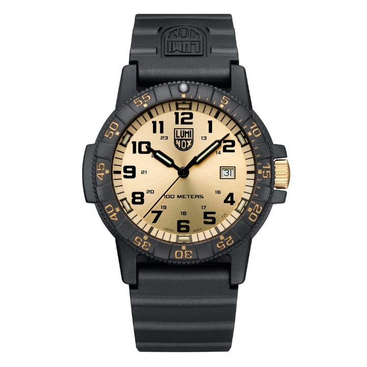 Leatherback Sea Turtle Giant Gold, 44 mm, Outdoor Watch, Gold