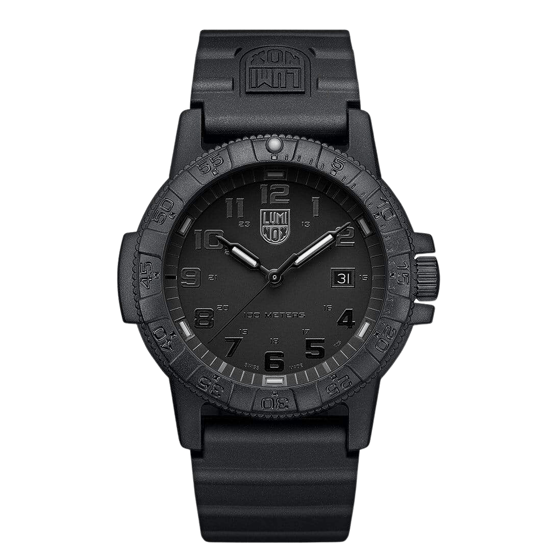 Leatherback Sea Turtle Giant, 44 mm, Outdoor Watch, Blackout
