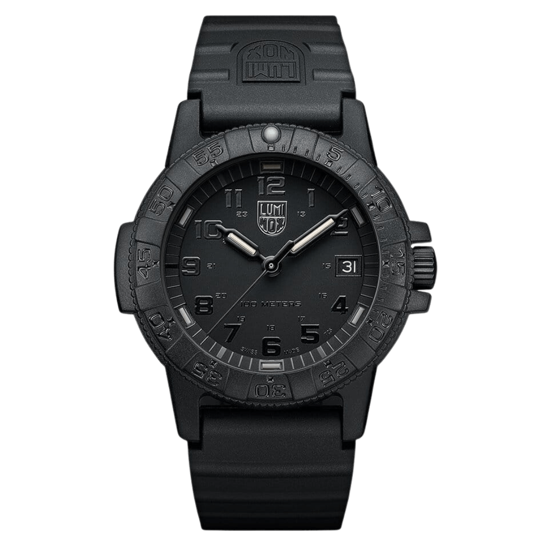 Leatherback SEA Turtle, 39 mm, Outdoor Watch, Blackout