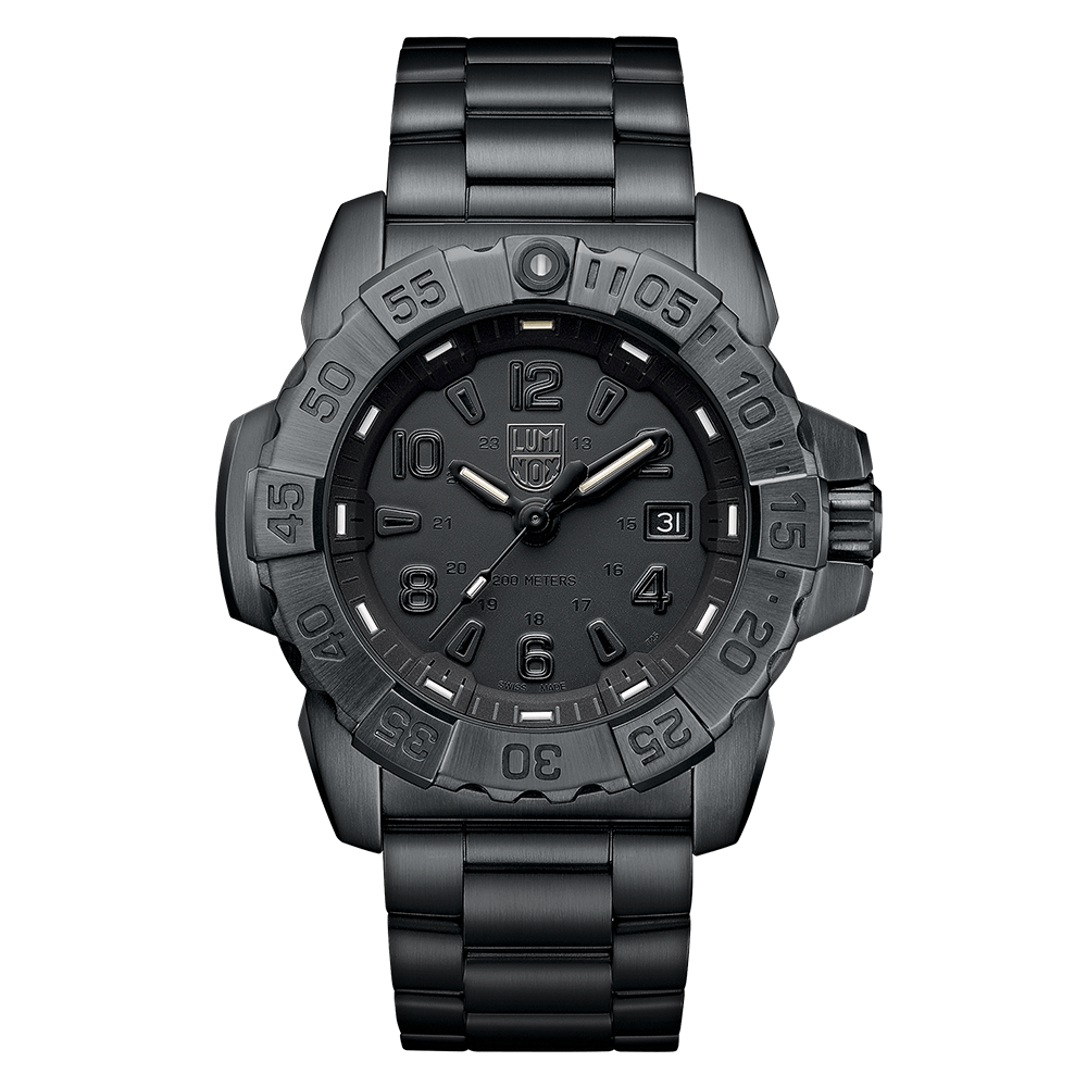 Navy SEAL Steel Blackout, 45mm, Military Dive Watch